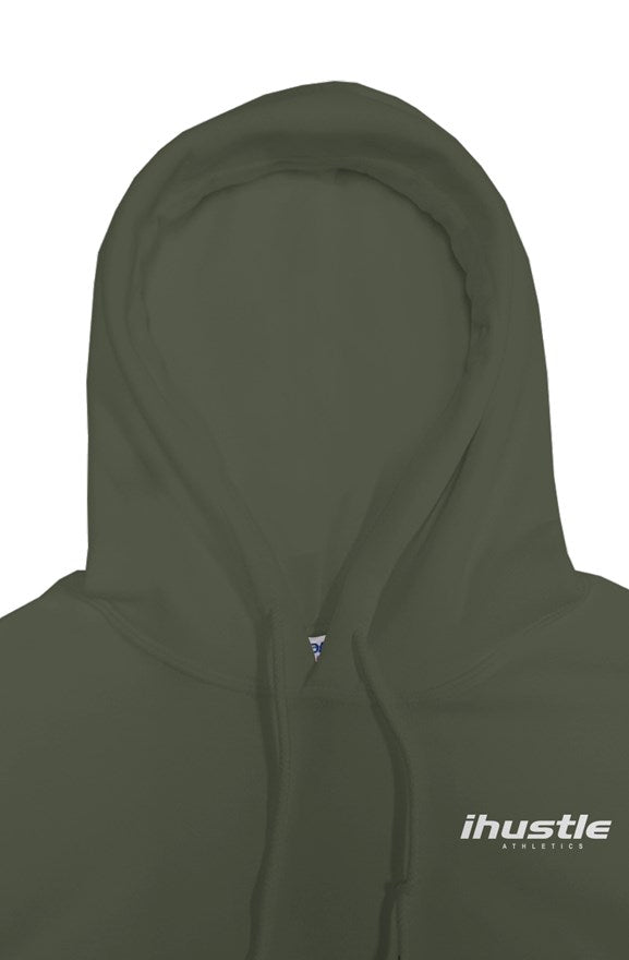 IHUSTLE - Athletics Military Green Hoody