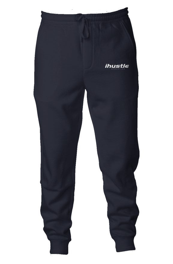 IHUSTLE - ATHLETICS - Navy Midweight Fleece Joggers