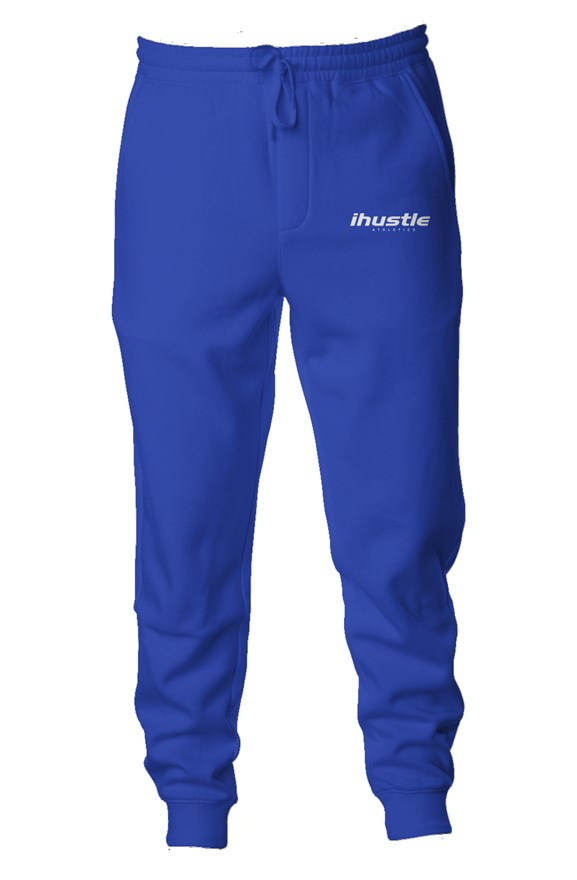 IHUSTLE - ATHLETICS - Royal Blue Midweight Fleece Joggers