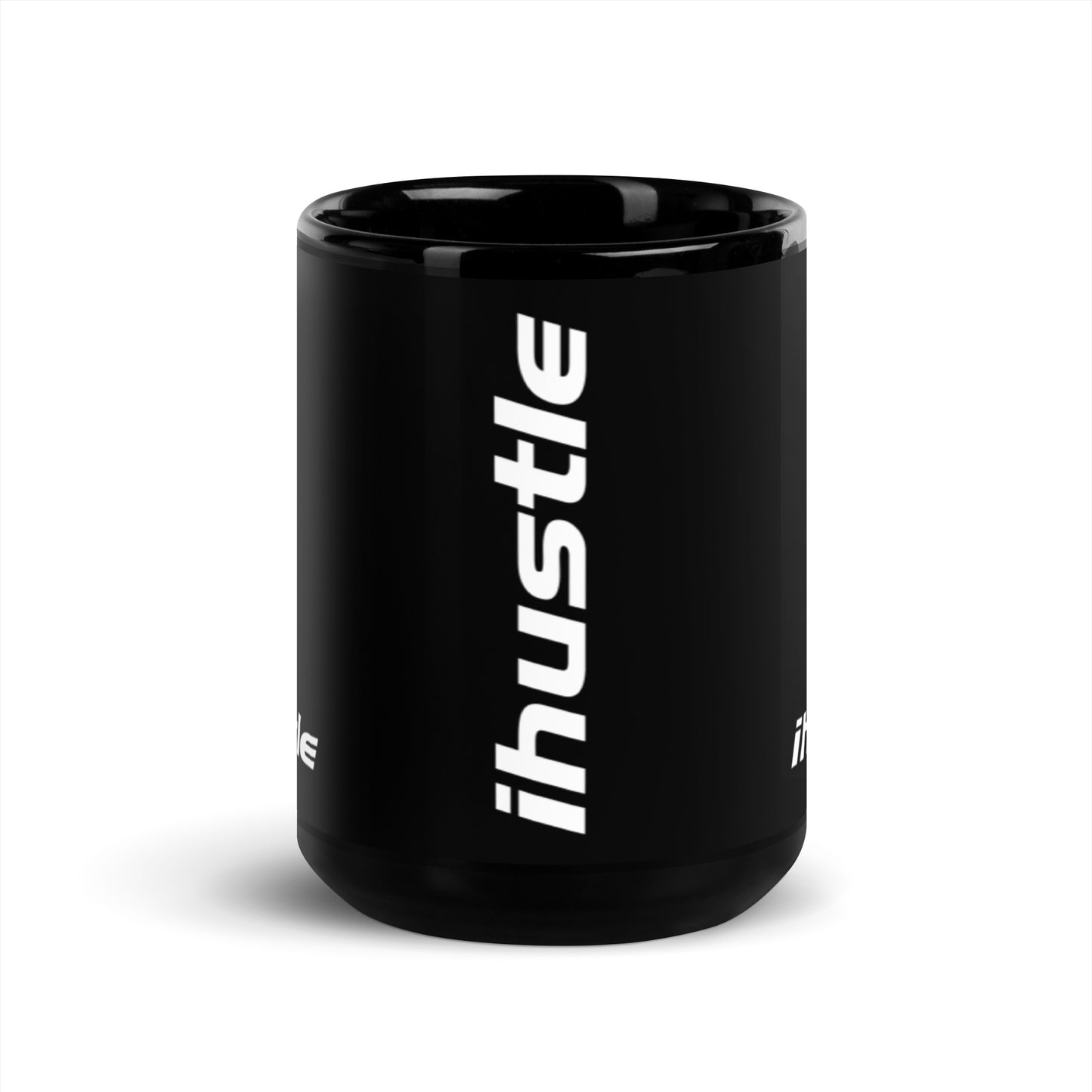 IHUSTLE - 15OZ Black Glossy Mug