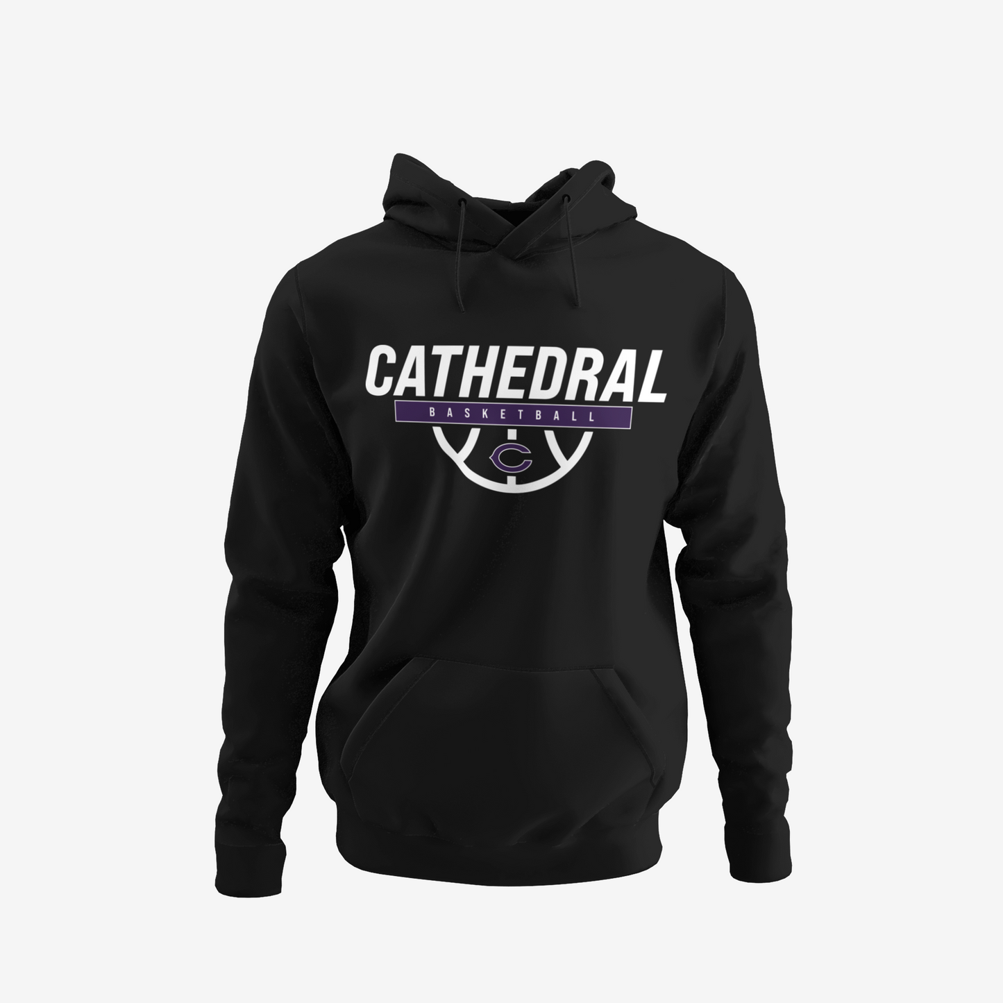 IHUSTLE - 001 - Cathedral Basketball & C - Black Hoodie