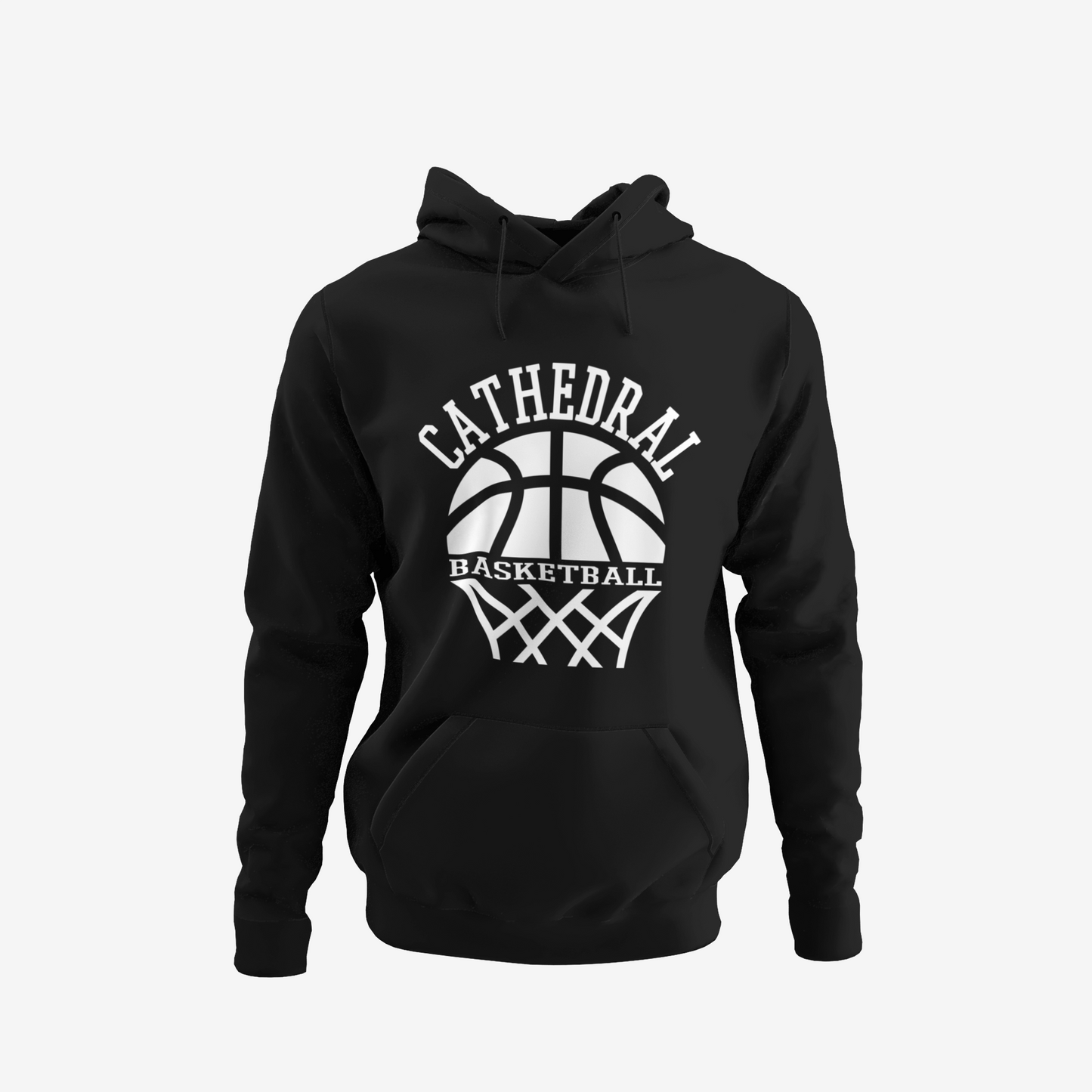 IHUSTLE - 001 - Cathedral Basketball - Black Hoodie