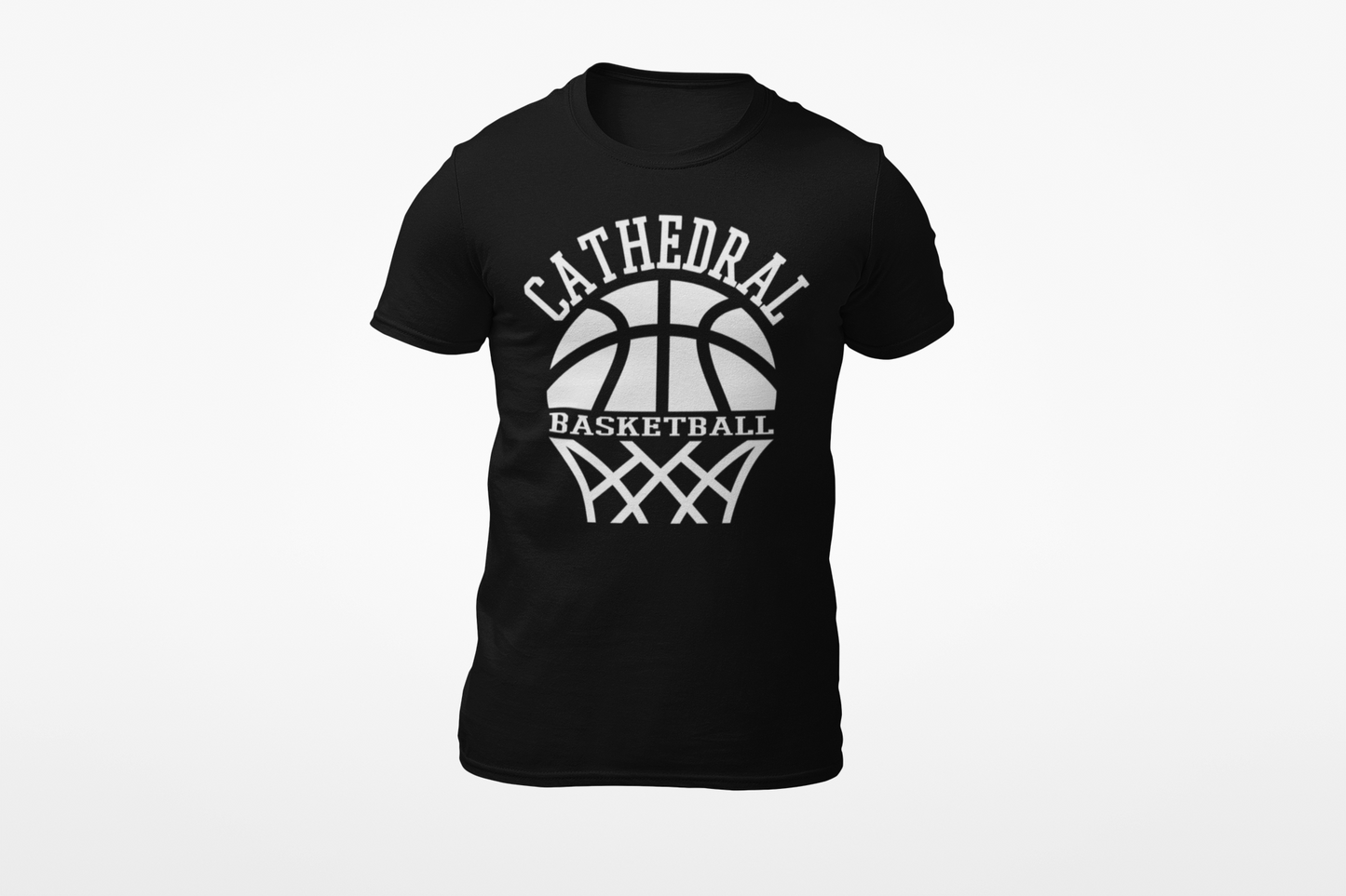 IHUSTLE - 001 - Cathedral Basketball - Black T-Shirt