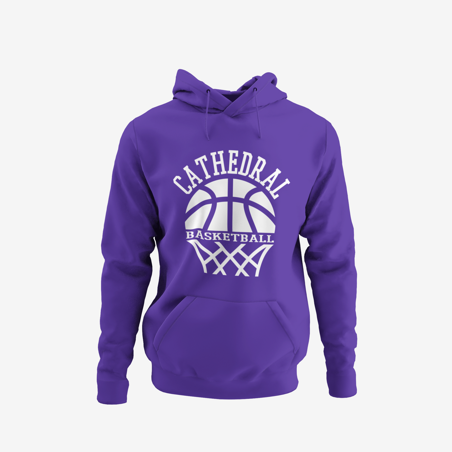 IHUSTLE - 001 - Cathedral Basketball - Purple Hoodie