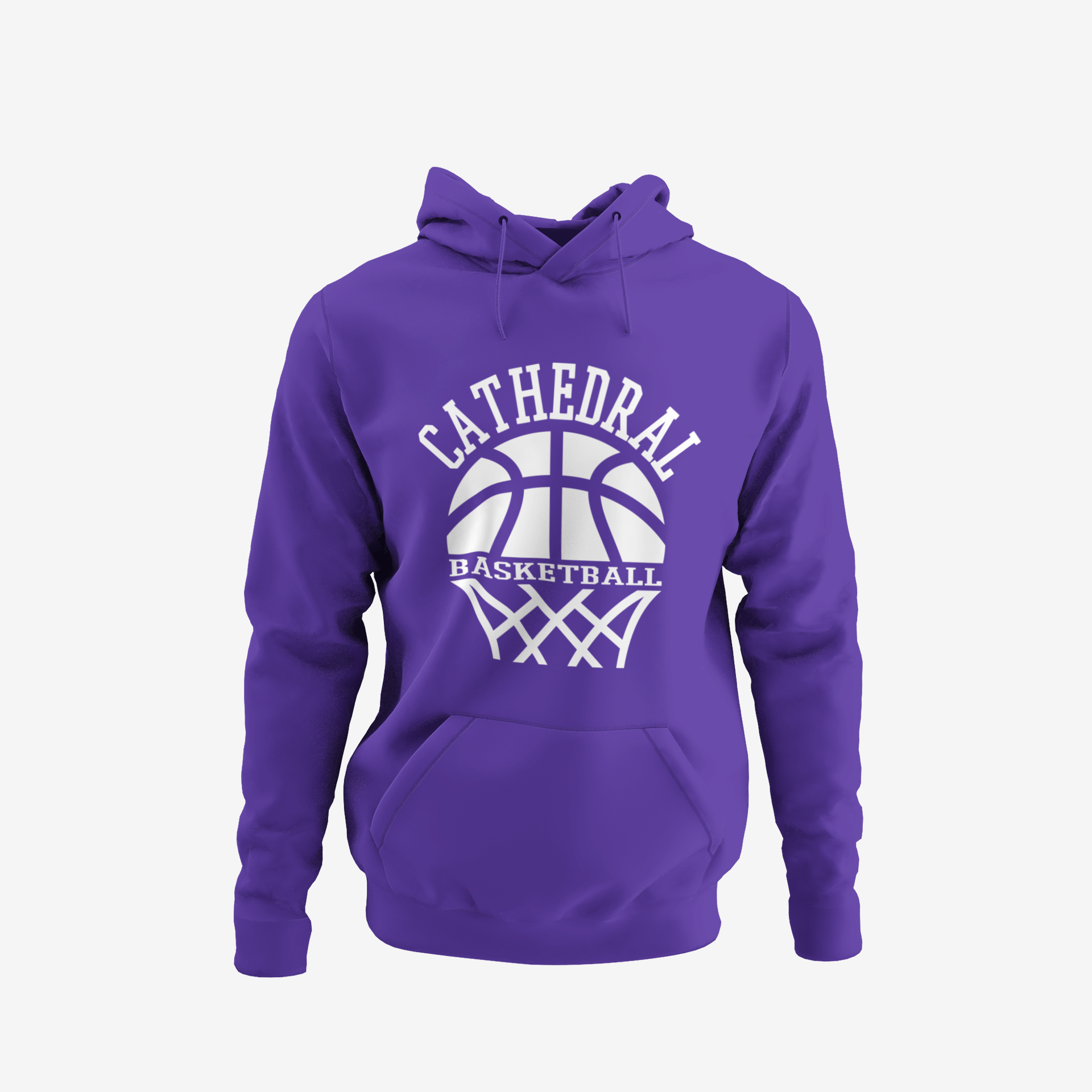 IHUSTLE - 001 - Cathedral Basketball - Purple Hoodie – ihustle