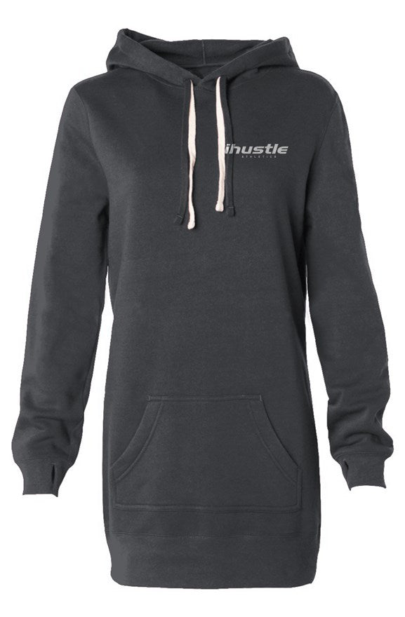 IHUSTLE - ATHLETICS - Carbon Hooded Sweatshirt Dress