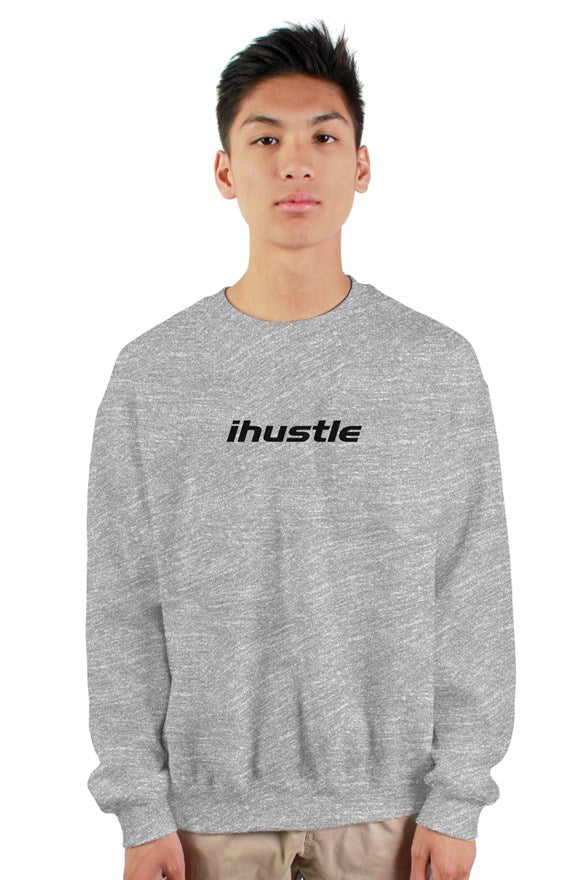 IHUSTLE - Sports Grey Heavy Crewneck Sweatshirt