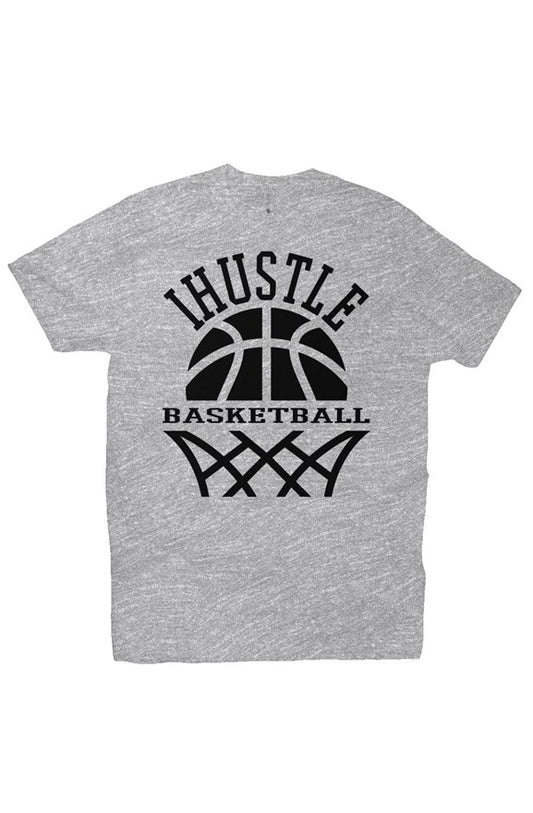 IHUSTLE - Basketball - Heather Grey Tshirt