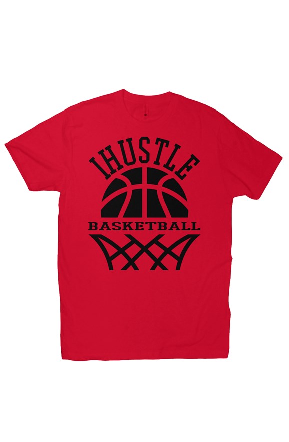 IHUSTLE - Basketball - Red Tshirt