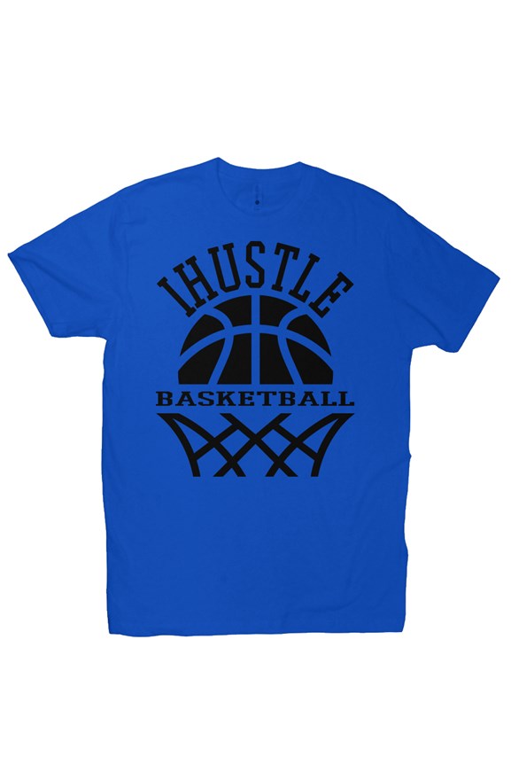 IHUSTLE - Basketball - Royal Blue Tshirt
