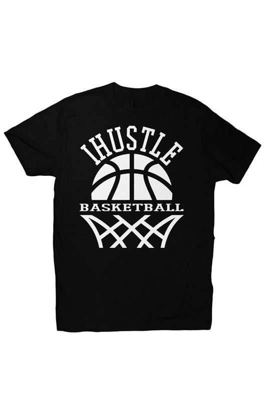 IHUSTLE - Basketball - Black Tshirt