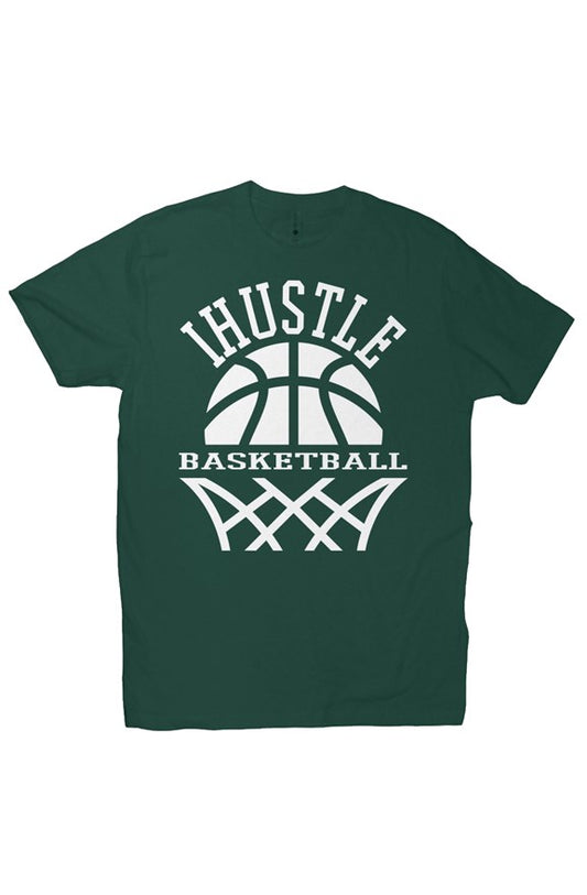 IHUSTLE - Basketball - Hunter Green Tshirt