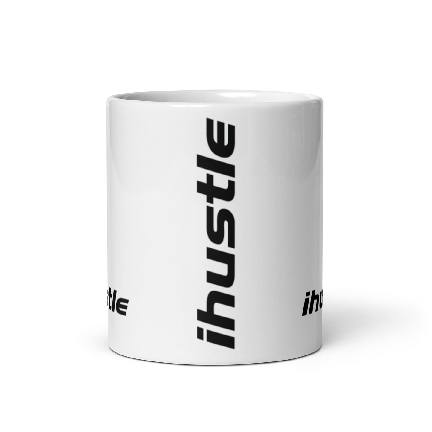 IHUSTLE - White glossy mug